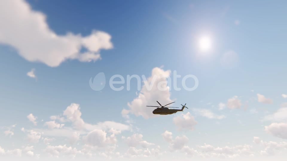 United Nations Helicopter Sikorsky Flying - Download Videohive 22161572