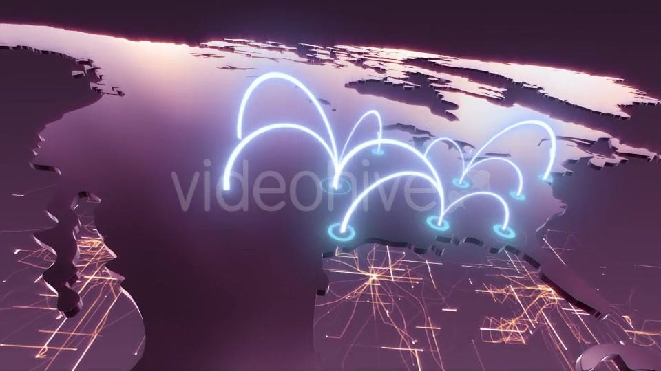 United States Business Network Purple - Download Videohive 19856712