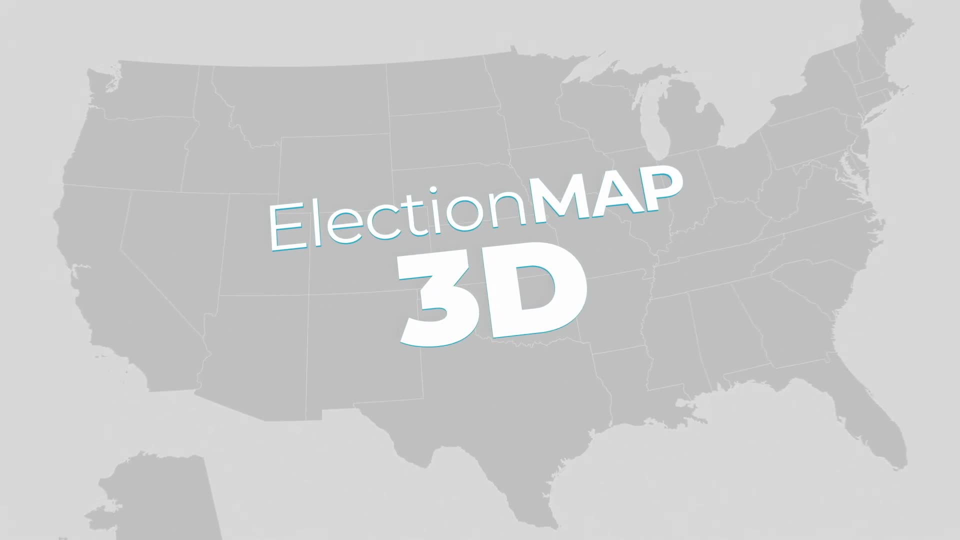 United States Election Map 3D Videohive 28786534 After Effects Image 1