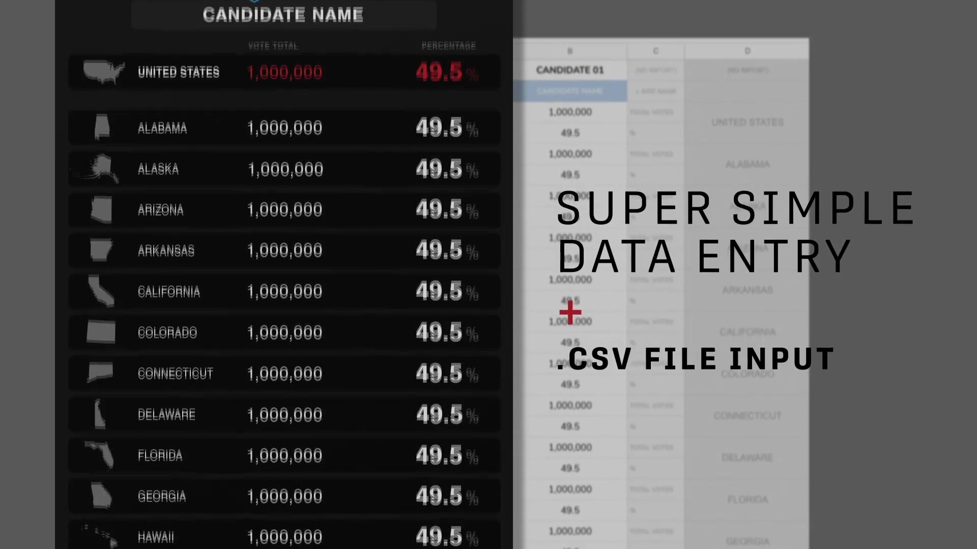 United States Election Map 3D Videohive 28786534 After Effects Image 6