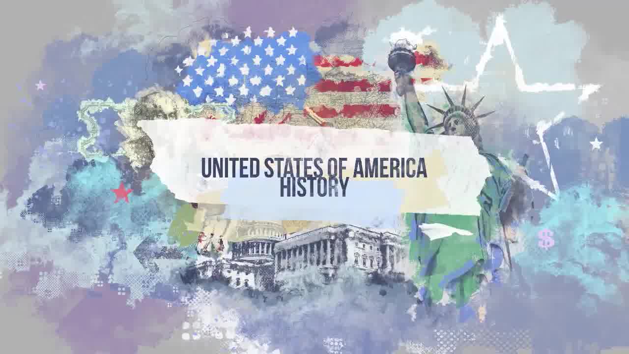 United States of America History 4K Intro/ American Flag/ Moon Landing/ Civil War/ Statue of Liberty Videohive 24026224 After Effects Image 10