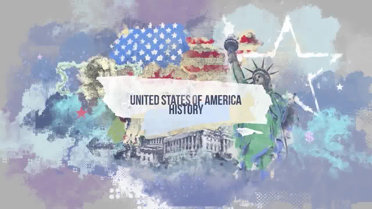 United States of America History 4K Intro/ American Flag/ Moon Landing/ Civil War/ Statue of Liberty Videohive 24026224 After Effects Image 12