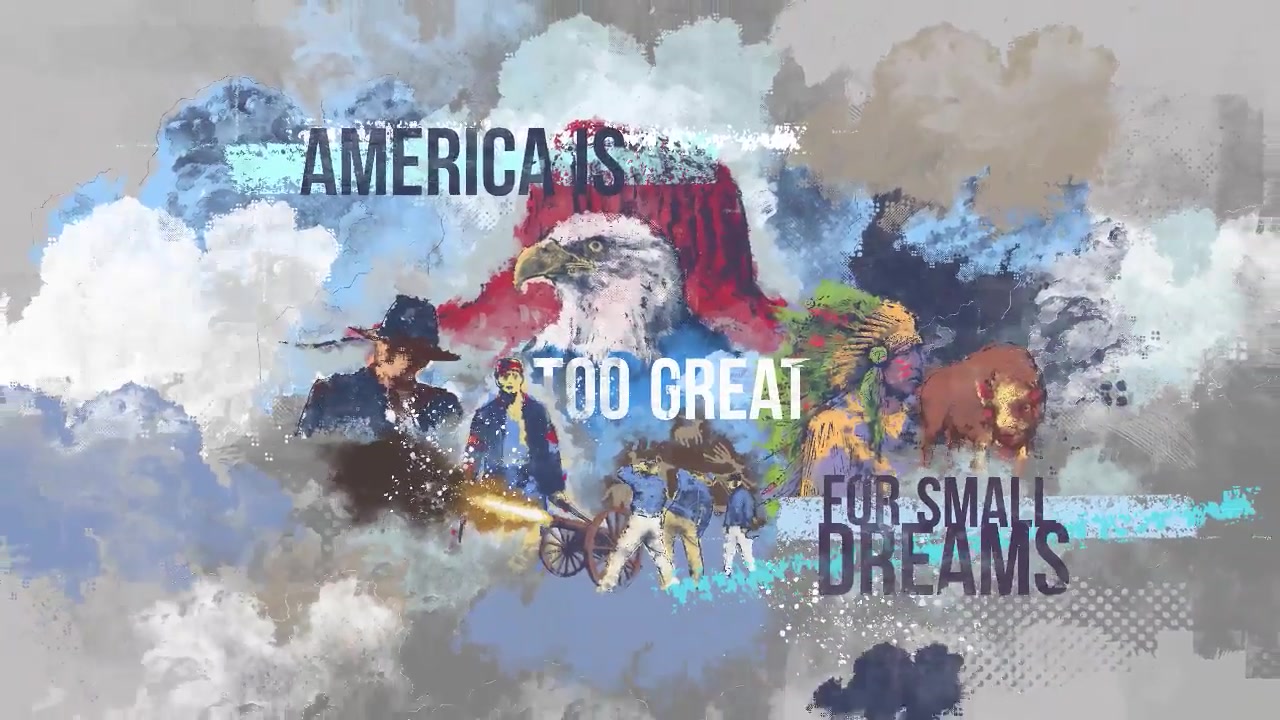 United States of America History 4K Intro/ American Flag/ Moon Landing/ Civil War/ Statue of Liberty Videohive 24026224 After Effects Image 3