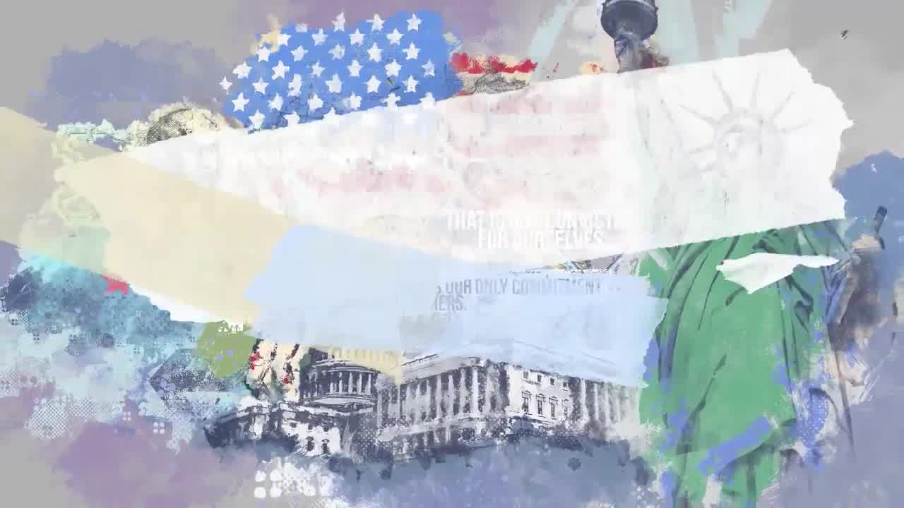 United States of America History 4K Intro/ American Flag/ Moon Landing/ Civil War/ Statue of Liberty Videohive 24026224 After Effects Image 8