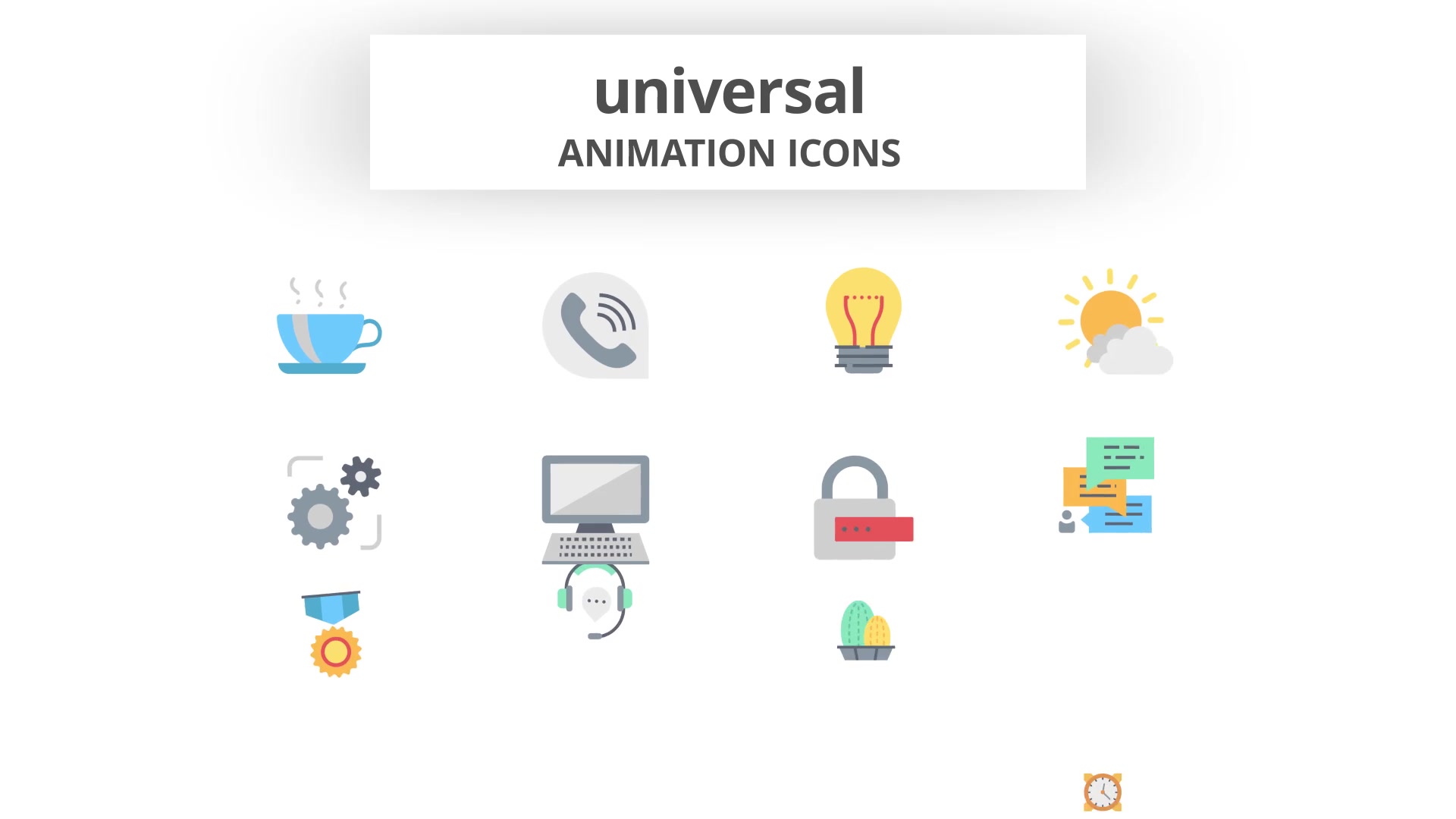 Universal Animation Icons Videohive 26635271 After Effects Image 4