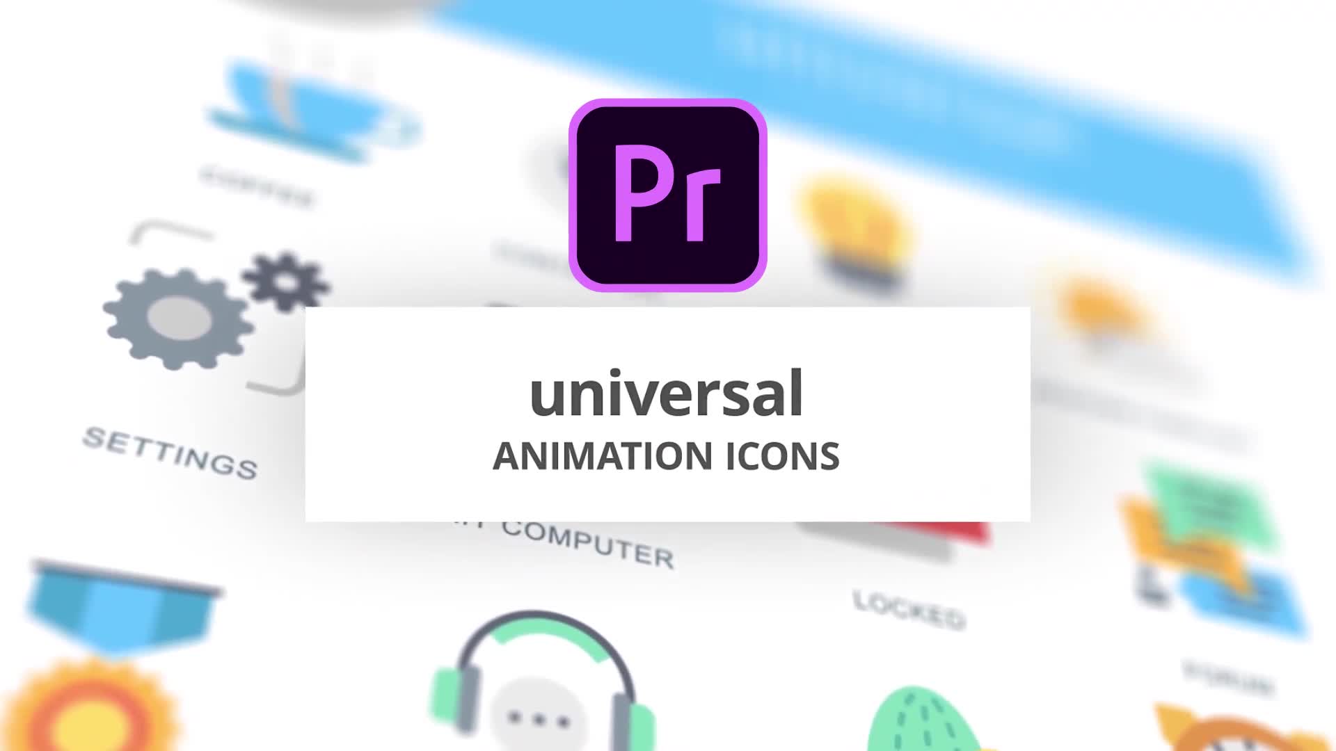 Universal Animation Icons (MOGRT) Videohive 26756385 Premiere Pro Image 1