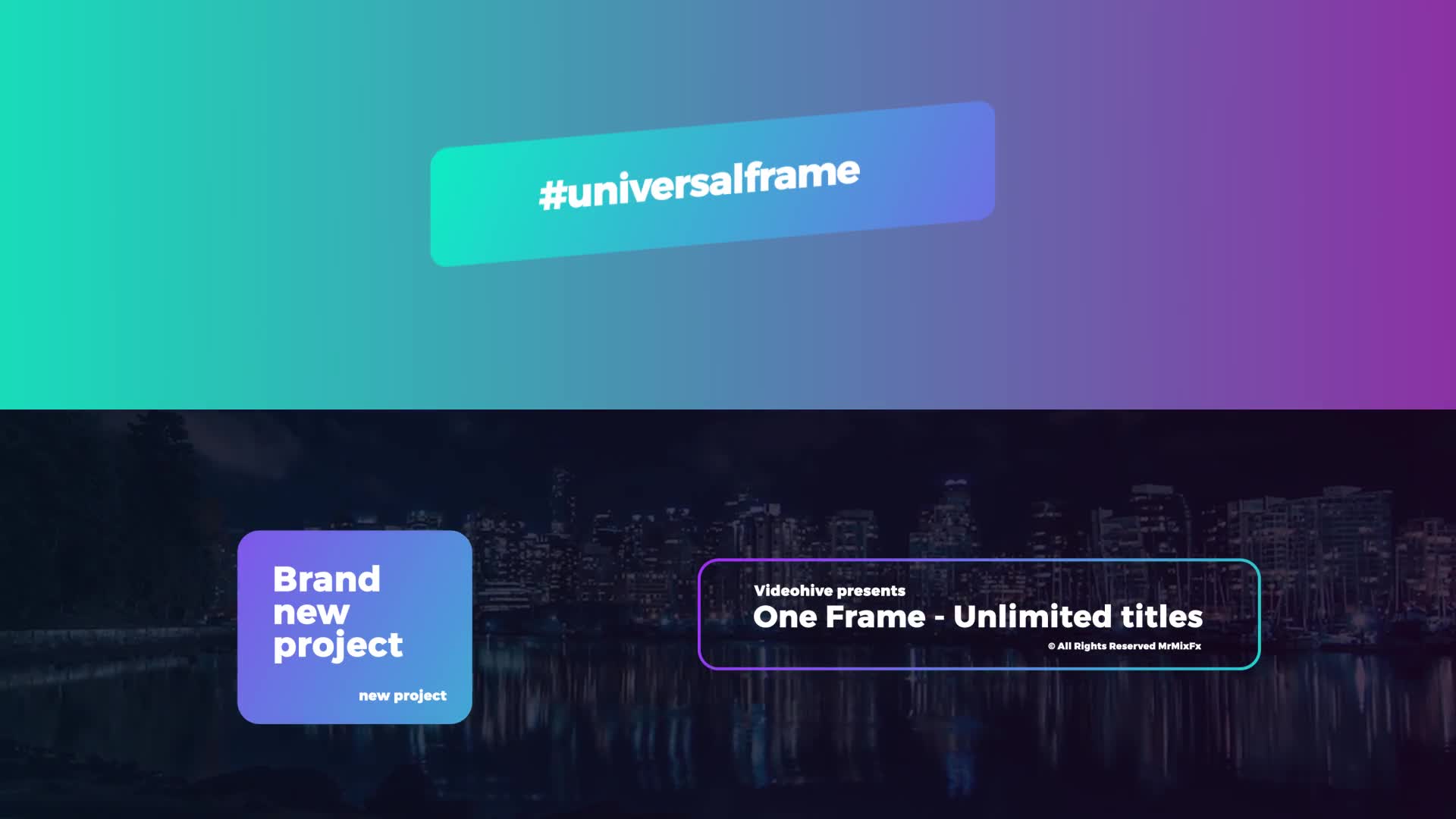 Universal Frame / Unlimited Titles Videohive 20630790 After Effects Image 2