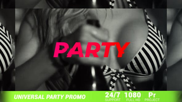 Universal Party Promo - 24706951 Download Videohive