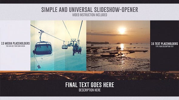 Universal SlideShow Opener - 12724019 Download Videohive