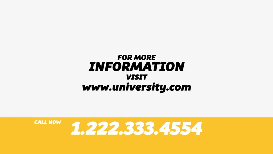 University TV Spot 01 - Download Videohive 10698999