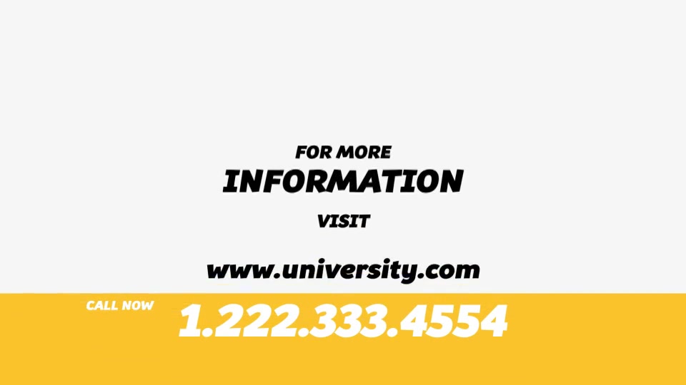 University TV Spot 01 - Download Videohive 10698999