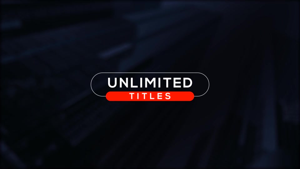 Unlimited Minimal Titles - Download Videohive 19074649