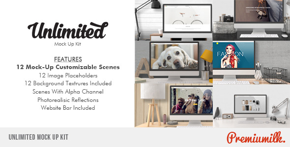 Unlimited Mock Up Kit - Download Videohive 9720154