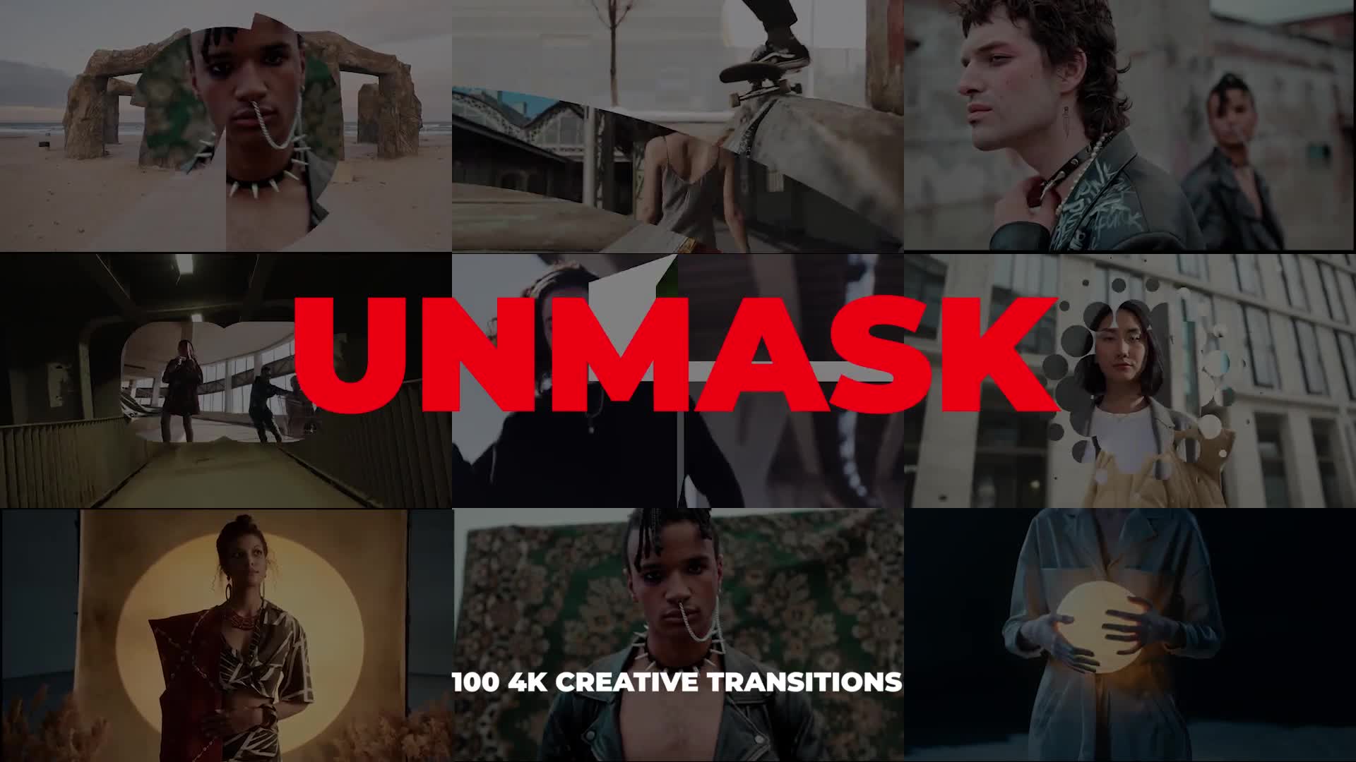 UNMASK 100 Transitions Videohive 35136428 Apple Motion Image 1