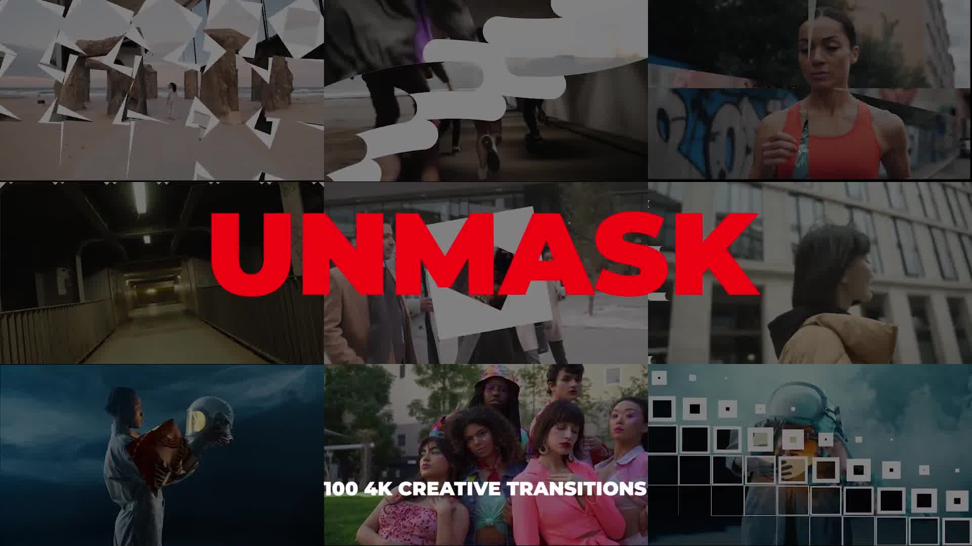 UNMASK 100 Transitions Videohive 35136428 Apple Motion Image 13