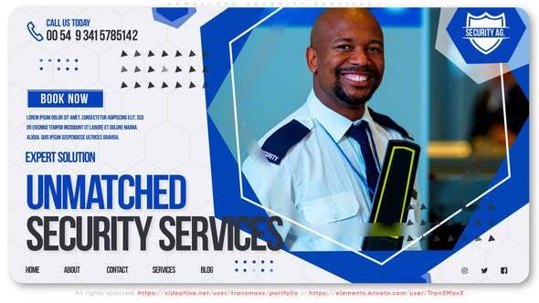 Unmatched Security Services - 33994397 Videohive Download