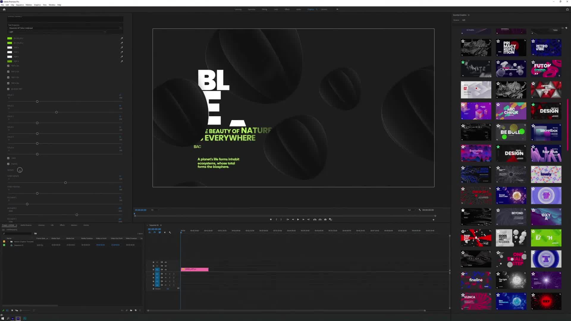 Unreal I Backgrounds and Posters Premiere Pro Videohive 33697021 Premiere Pro Image 1