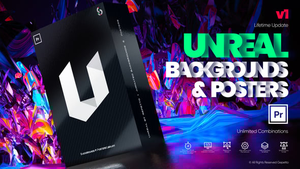 Unreal I Backgrounds and Posters Premiere Pro - Download Videohive 33697021