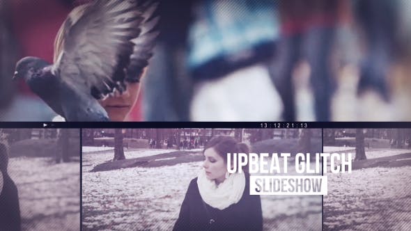 Upbeat Glitch Slideshow - Videohive Download 20067332