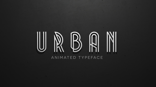 Urban Animated Typeface - Download Videohive 12451513