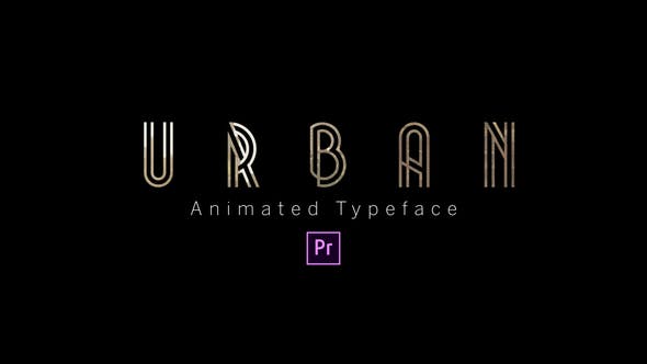 Urban Animated Typeface - Videohive Download 24801436