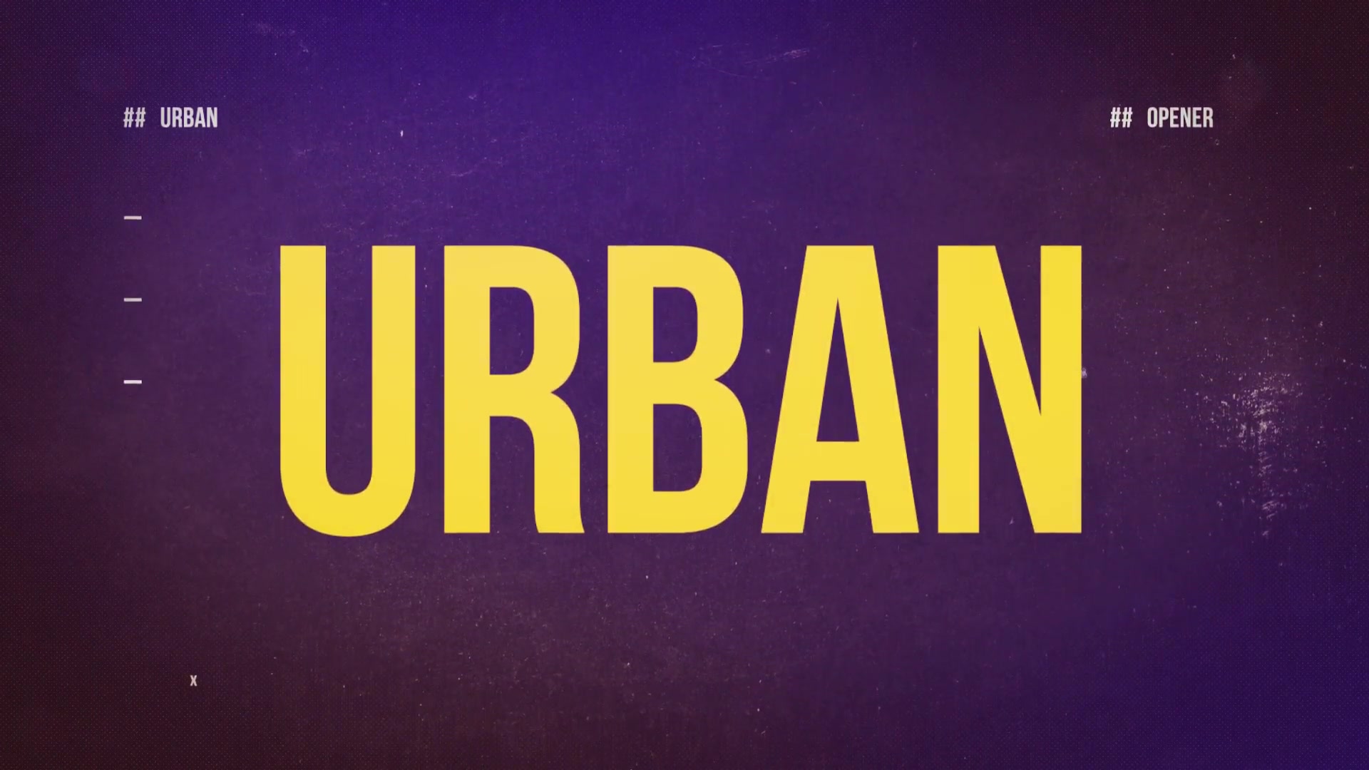 Urban Intro Videohive 21283474 After Effects Image 3