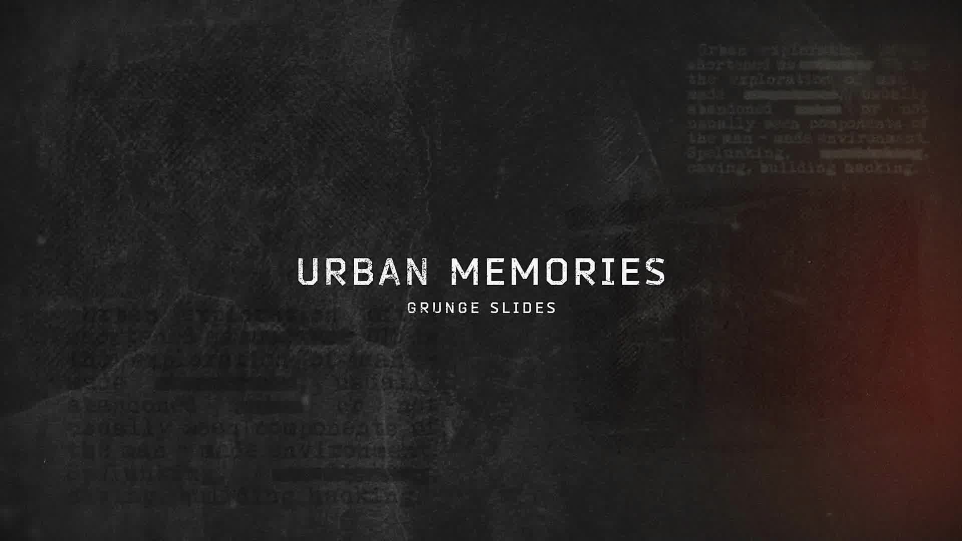Urban Memories // Grunge Slides - Download Videohive 16848790