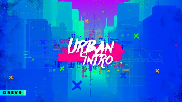 Urban Opener/ True Hip Hop Logo Intro/ City/ New York/ Brush/ Colorful/ Dynamic/ Street/ Basketball - Download Videohive 28529065