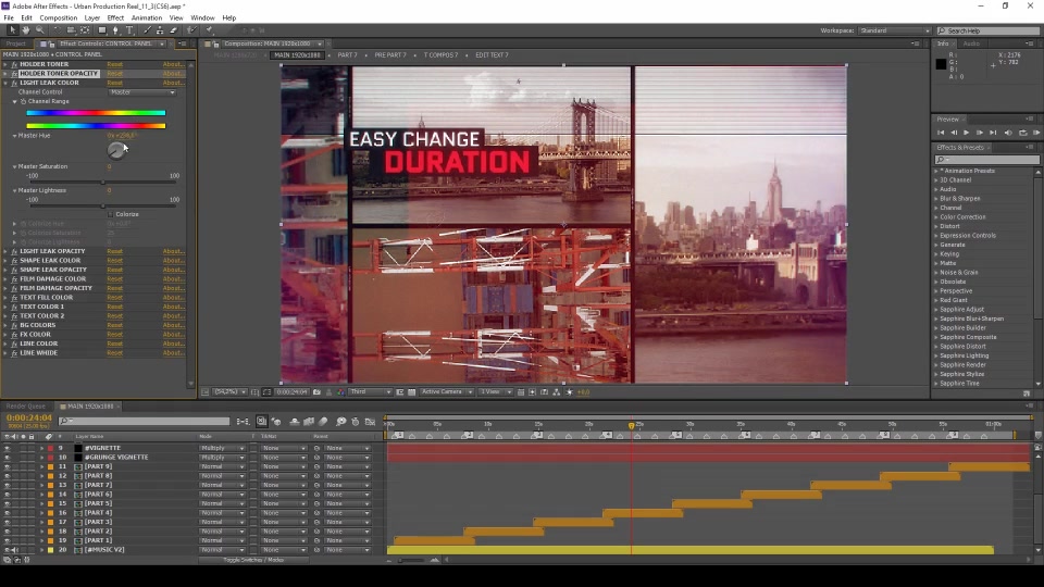 Urban Production Reel Videohive 12611628 After Effects Image 11