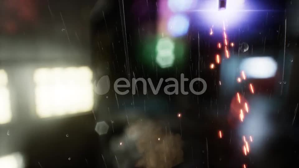 Urban Scene at Rainy Night - Download Videohive 21672918