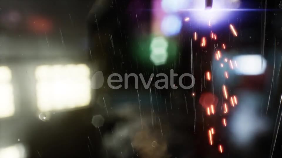 Urban Scene at Rainy Night - Download Videohive 21672918