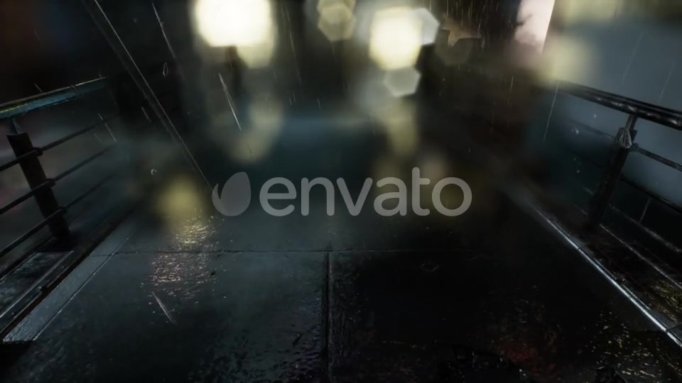 Urban Scene at Rainy Night - Download Videohive 21743244