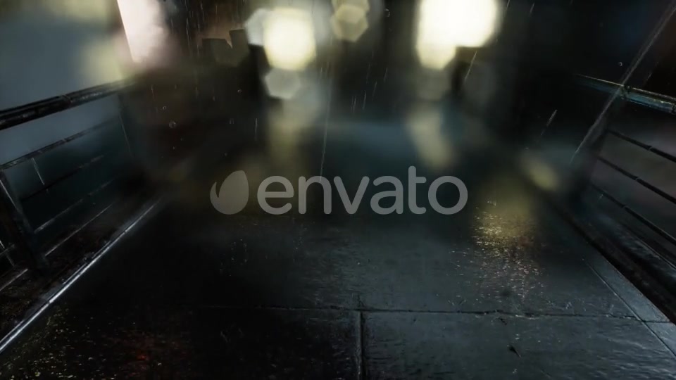 Urban Scene at Rainy Night - Download Videohive 21987291