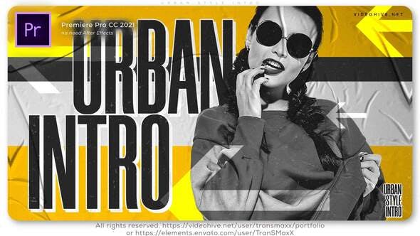 Urban Style Intro - Videohive Download 35401698
