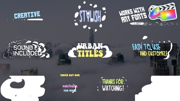 Urban Titles | FCPX - Download Videohive 25488297