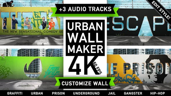 Urban Wall Kit | Graffiti Street Art - 23526994 Download Videohive