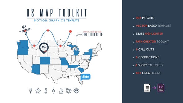 Us Map Toolkit - 23670313 Videohive Download