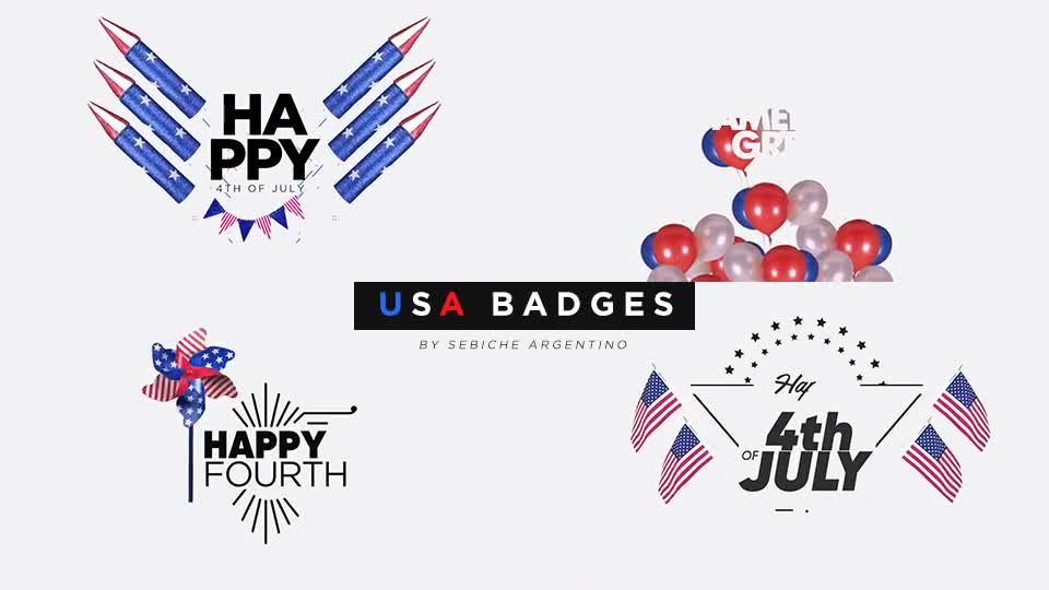 USA Badges - Download Videohive 19973986