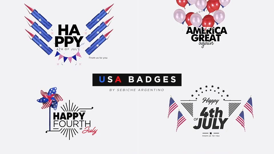 USA Badges - Download Videohive 19973986