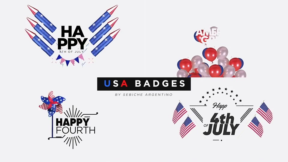 USA Badges - Download Videohive 19973986