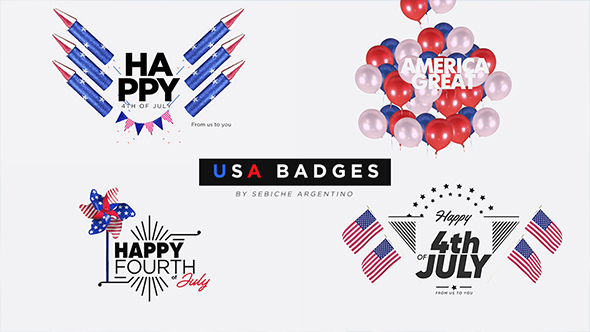 USA Badges - Download Videohive 19973986