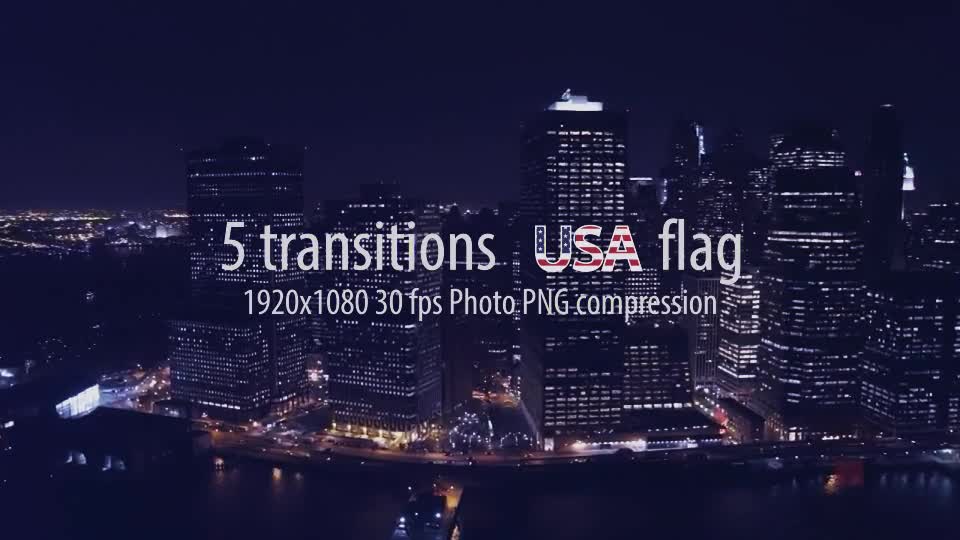 USA Flag Transitions - Download Videohive 21486417