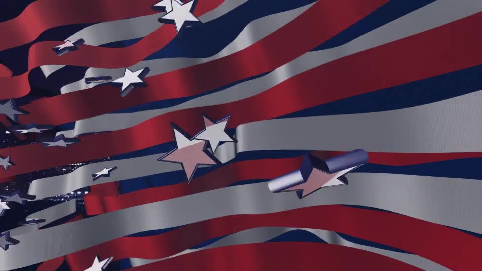 USA Flag Transitions - Download Videohive 21486417