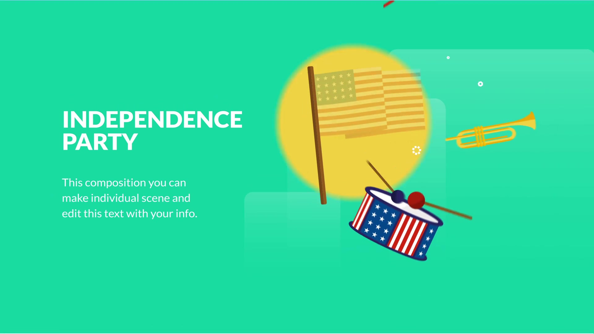 USA Independence Day Animation | After Effects Videohive 32600863 After Effects Image 6