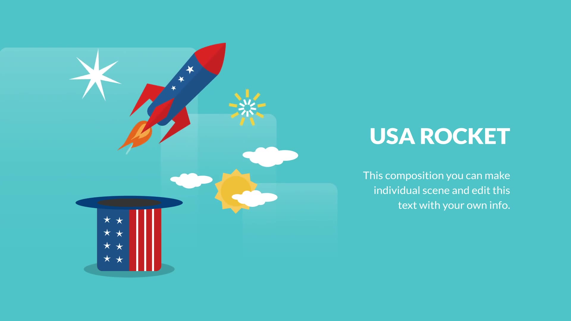 USA Independence Day Animation | DaVinci Resolve Videohive 32600925 DaVinci Resolve Image 11