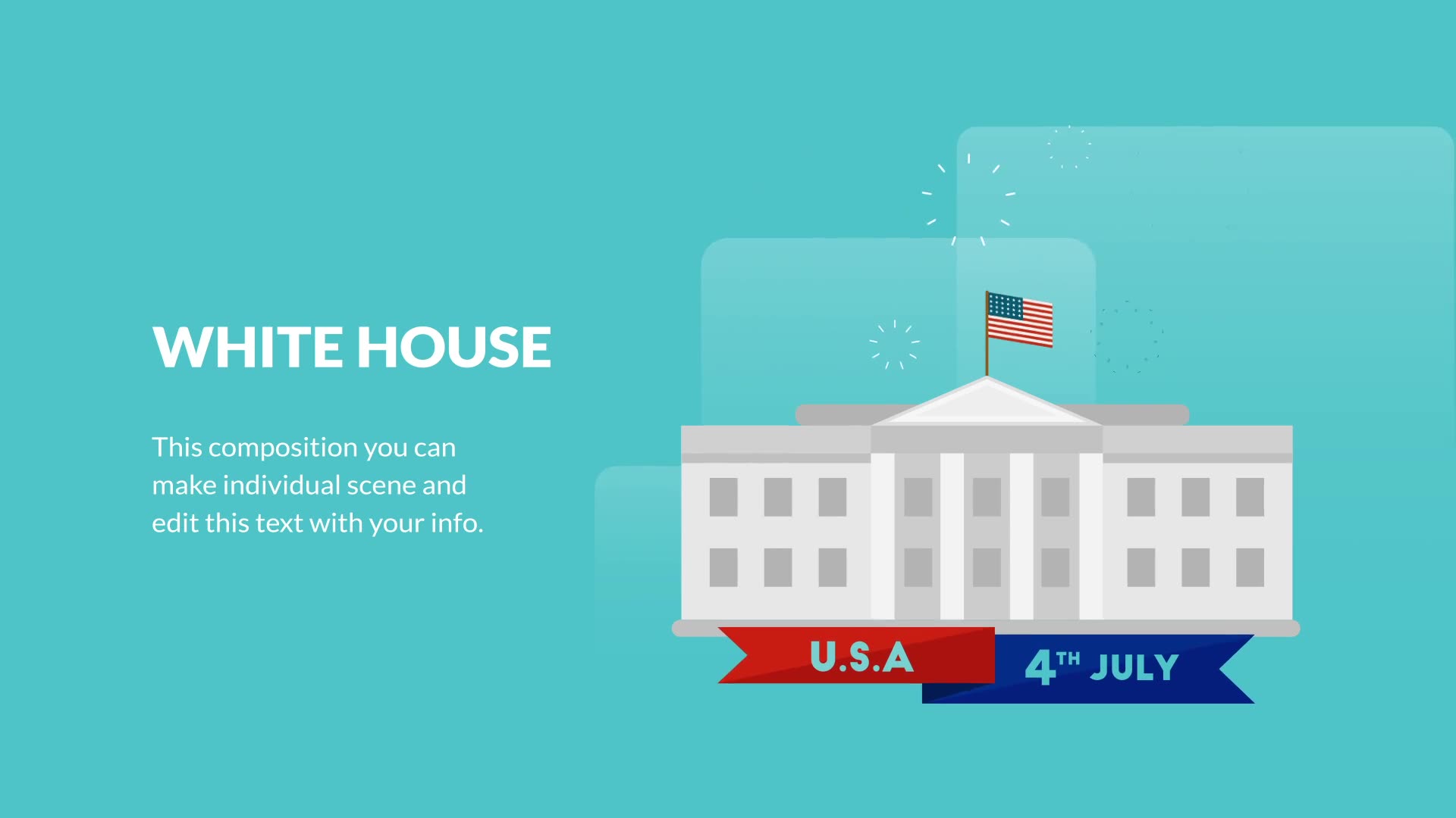 USA Independence Day Animation | DaVinci Resolve Videohive 32600925 DaVinci Resolve Image 12