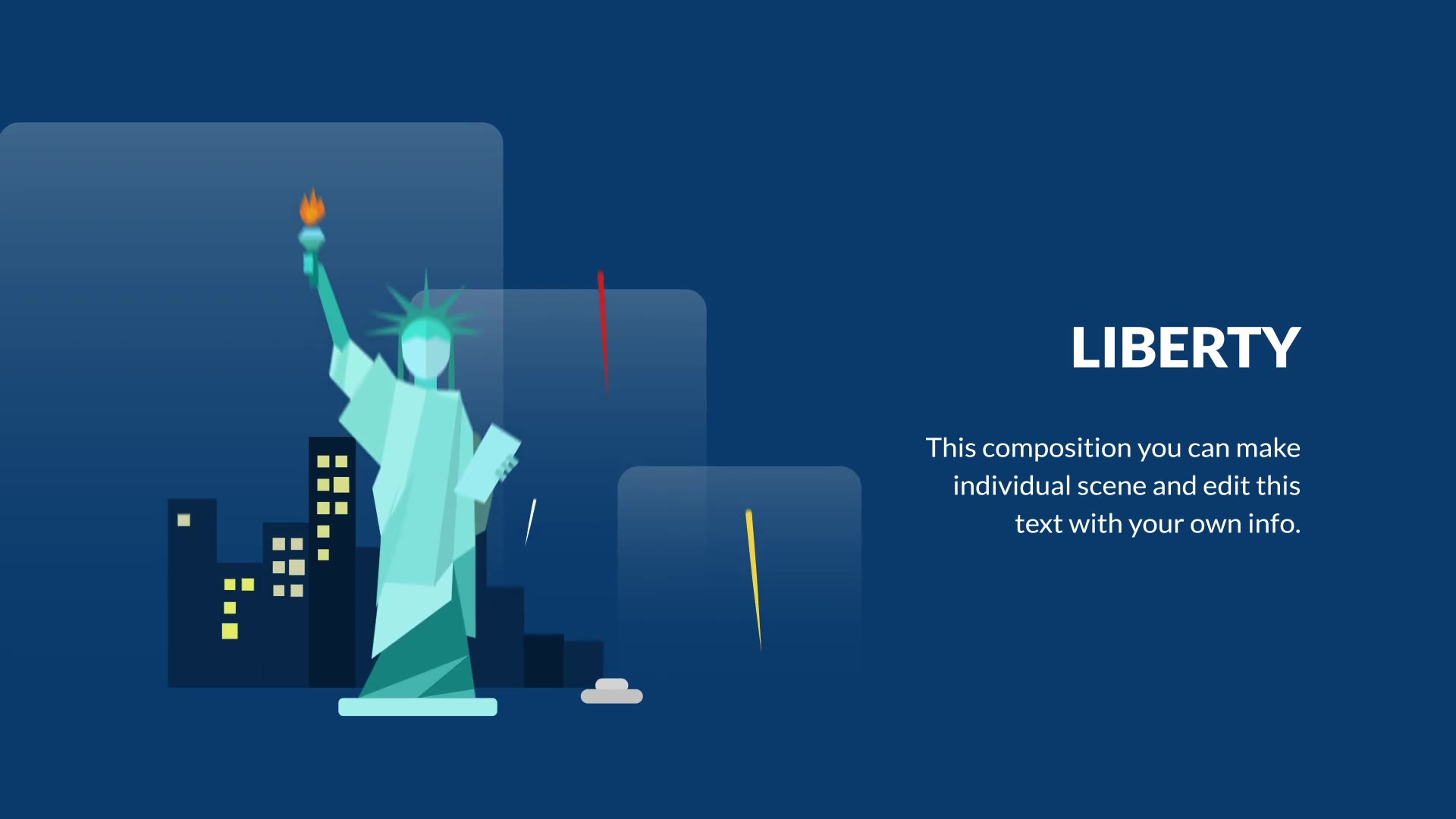 USA Independence Day Animation | DaVinci Resolve Videohive 32600925 DaVinci Resolve Image 7