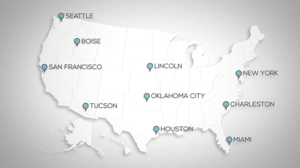 USA Map Kit - Download Videohive 14680226