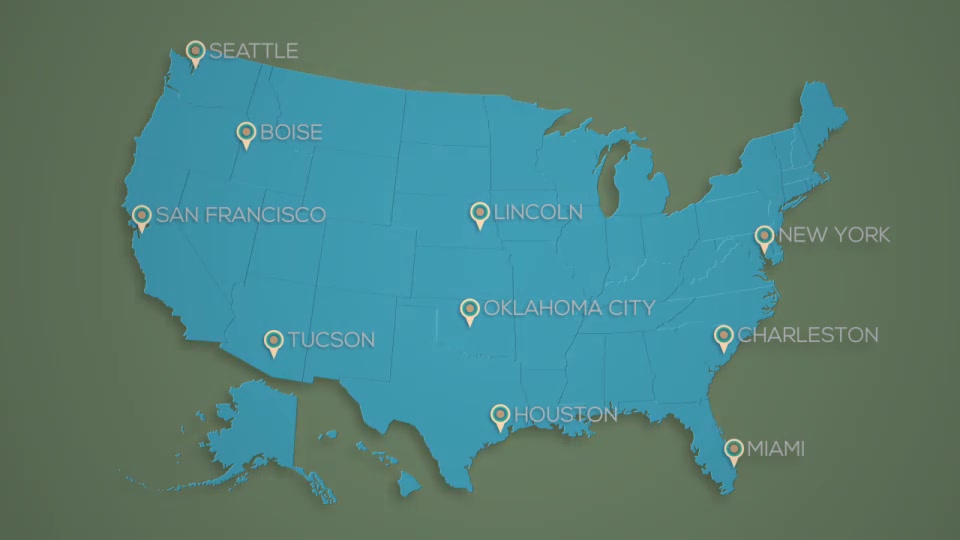 USA Map Kit - Download Videohive 14680226