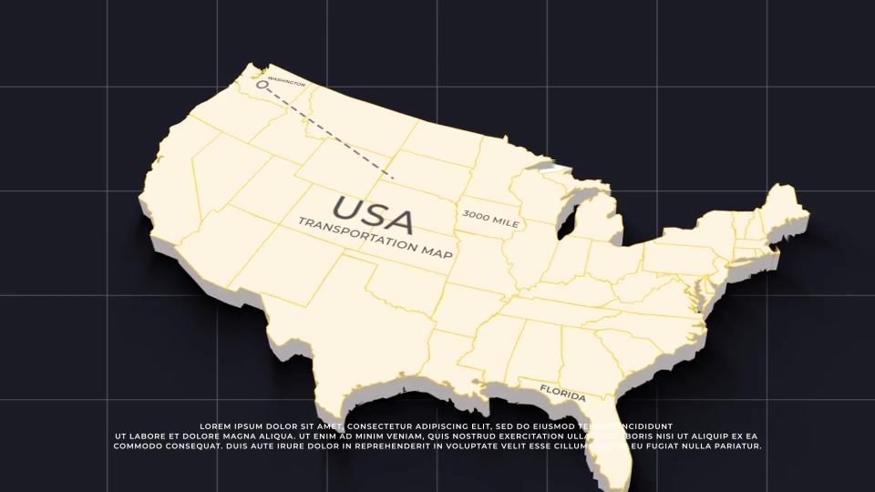USA Map Promo Ver 0.2 Videohive 39323443 After Effects Image 8
